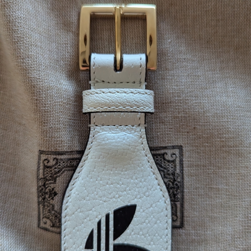 Gucci x Adidas Limited Edition Horsebit Belt. 625834 214351. 100cm 40 inch. New - Picture 8 of 11